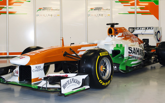 A Force India a negyedik, itt a VJM06