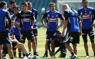 Del Piero először edzett a Sydney FC-vel