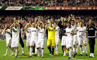 A Real Madrid már Bilbaóban elkezdte az ünneplést