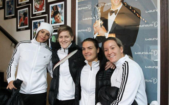 A női válogatott Novak Djokovics kávézójában járt