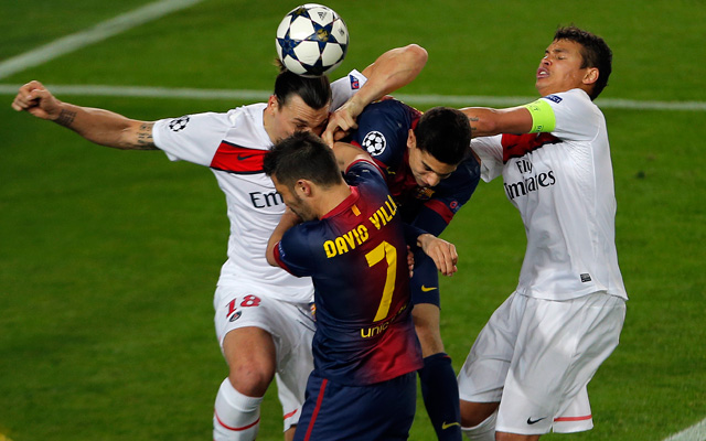 Óriási küzdelemben vívta ki a továbbjutást a Barcelona a PSG-vel szemben - Fotó: AFP