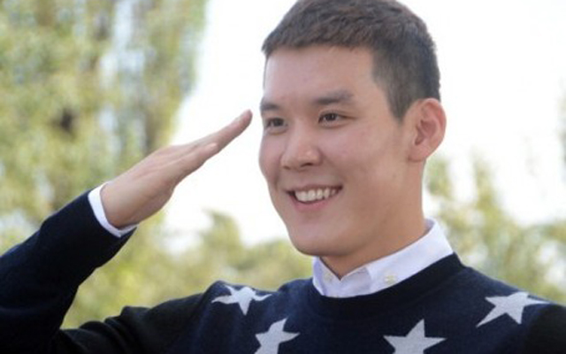 A dél-koreai úszó olimpiai bajnok Park már teljesítette katonai szolgálatát - Fotó: AFP