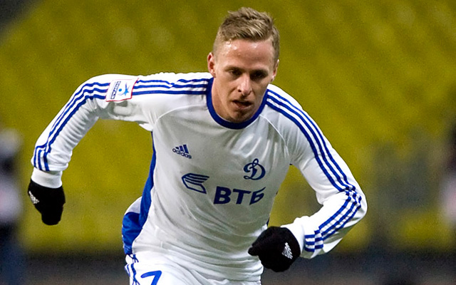 Dzsudzsák Balázs a Dinamo Moszkva játékosaként 2012-ben.