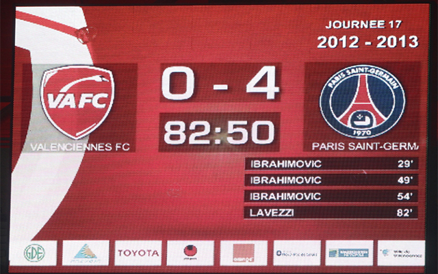 Észak-Franciaország kedves helyszín Ibrahimovic számára, a lille-i dupla után Valenciennes triplázott - Fotó: PSG.fr