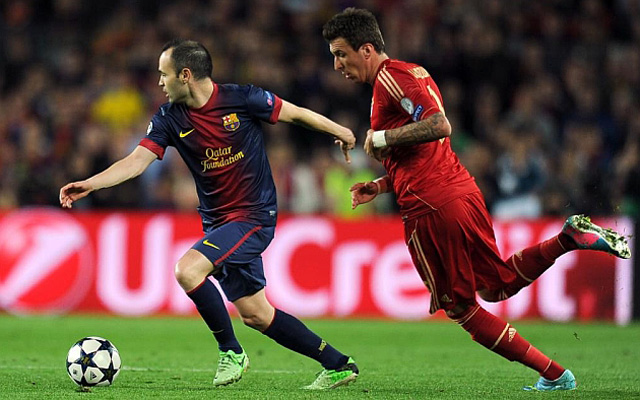 Andrés Iniesta és a Barcelona nem tudta felvenni a versenyt a müncheniekkel - Fotó: Marca