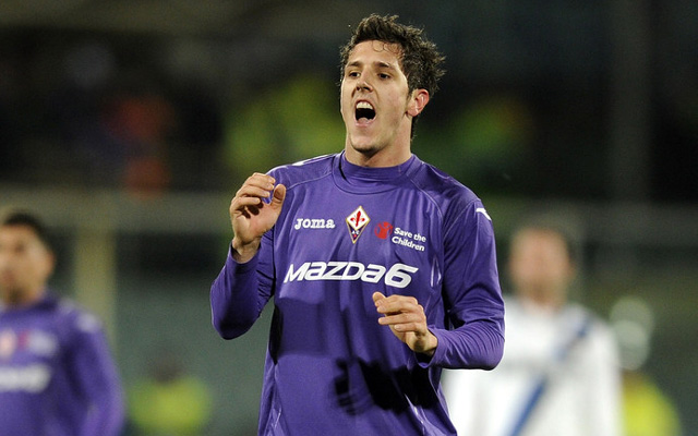 Stevan Jovetic a Fiorentina játékosaként 2013-ban.
