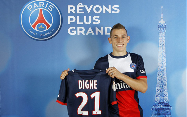 Lucas Digne a 21-es mezben futballozik majd a PSG-nél - Fotó: PSG.fr