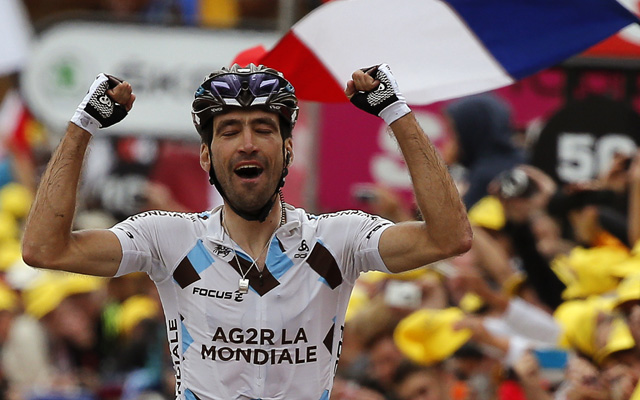 Az AG2R kerekese nyerte a Tour de France egyik legnehezebb szakaszát - Fotó: AFP