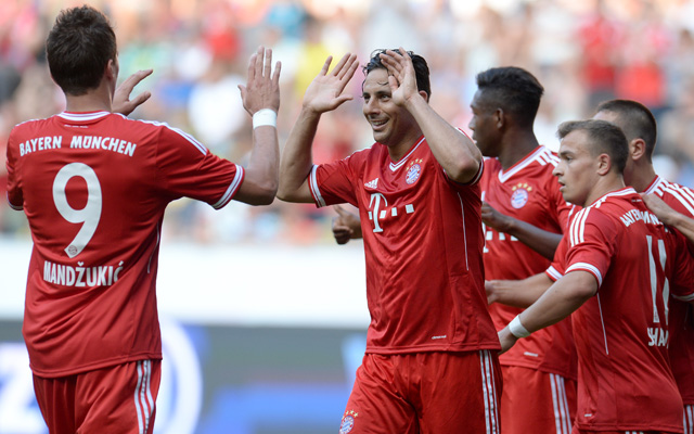 Négy gólt ünnepelhettek a bajorok - fotó: AFP