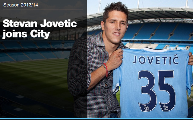 Jovetics is megérkezett a Manchester Cityhez