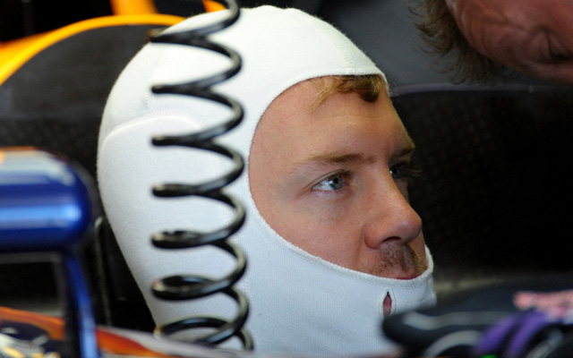 Vettelnek okozott egy kis csalódást a harmadik hely - Fotó: AFP