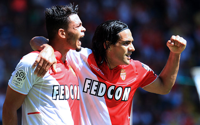 Riviére és Falcao, a Monaco szuperduója repíti Ranieri együttesét - fotó: AFP