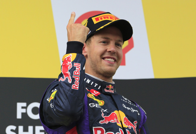 Vettel már 46 ponttal vezet a világbajnoki pontversenyben - fotó: AFP