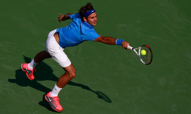 Federer szlovén riválison jutott túl - fotó: AFP