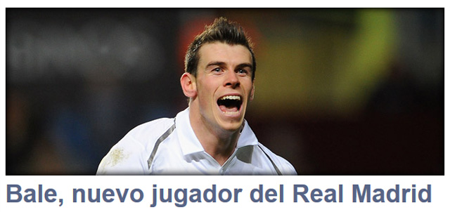 Bale-ről megegyezett a Real Madrid és a Tottenham - Fotó: realmadrid.com