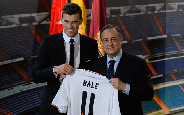 Pérez (jobbra) vajon mennyit fizetett Bale-ért? - fotó: AFP