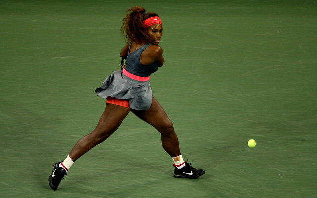 Serena 52 percet töltött a pályán - Fotó: AFP