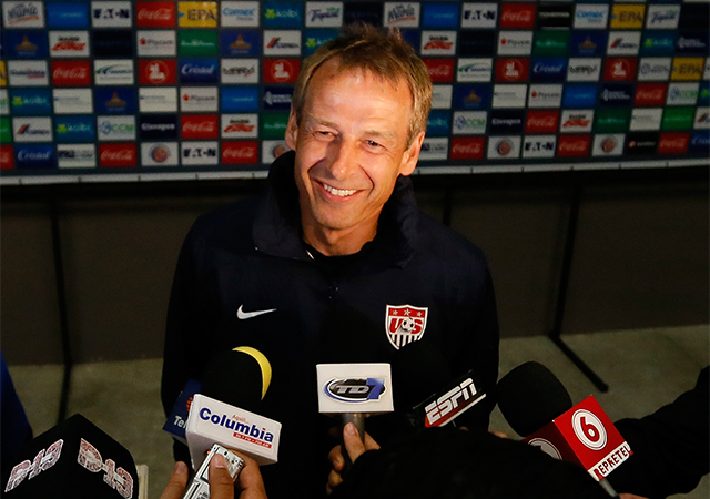 Klinsmann fürdik a sikerben, az USA soha nem volt ilyen eredményes / AFP