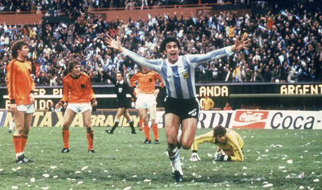 Kempes az 1978-as vb döntőjében két gólt rúgott Hollandiának