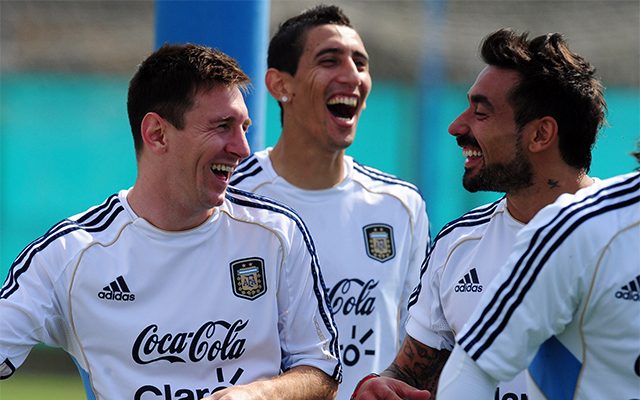 Messi és társai felszabadultan készülnek a Paraguay elleni rangadóra / AFP 