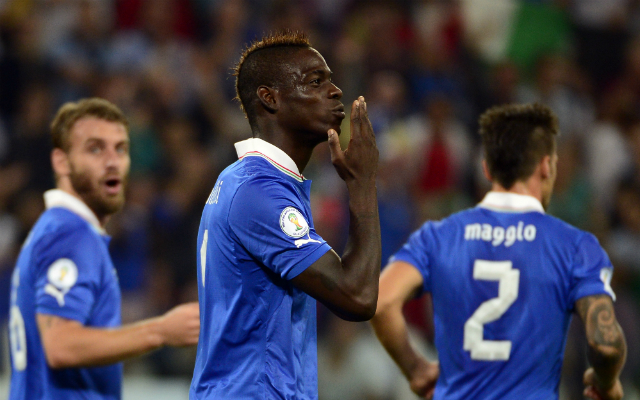 Mario Balotelli büntetőből szerzett gólja Brazíliáig repíti az olaszokat - Fotó: AFP
