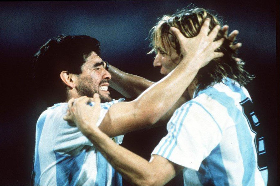Maradona és Caniggia leginkább az 1990-es vb-n remekeltek együtt az argentin válogatottban