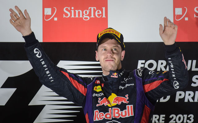 Vettel mostanában nem sok jót kapott a dobogón - Fotó: AFP