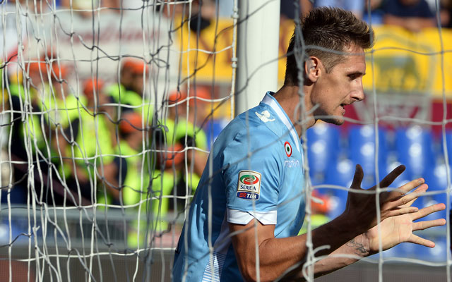 Klose nélkül egyelőre nincs Lazio - Fotó: AFP
