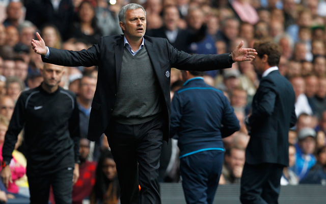 Mourinho csapata második félidei játékával elégedett volt - fotó: AFP