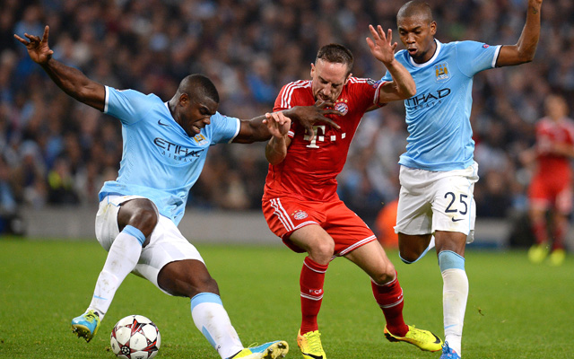 Ribéryt nem tudták megállítani a City védői - Fotó: AFP