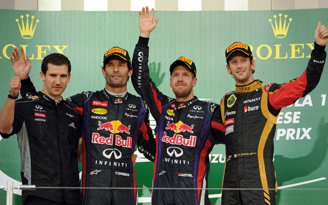 Vettel győzött, de még nem világbajnok - Fotó: AFP