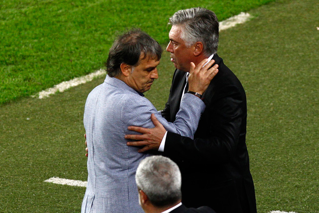 Ancelotti és Martino keres a legjobban a spanyol élvonalban - fotó: AFP
