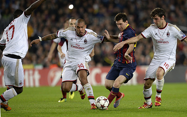 Hiába figyeltek Messire a milánóiak, az argentin két gólt szerzett - Fotó: AFP
