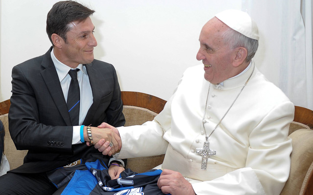 Zanetti erényeit Ferenc pápa is elismeri - Fotó: AFP/archív