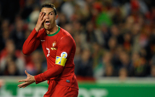 Ronaldo színésznek sem utolsó, Lustigot gúnyolta - fotó: AFP