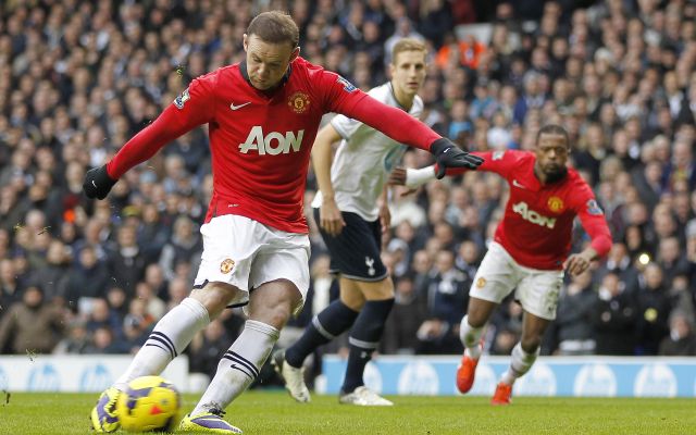 Rooney vasárnap két gólt lőtt a Tottenhamnek - fotó: AFP