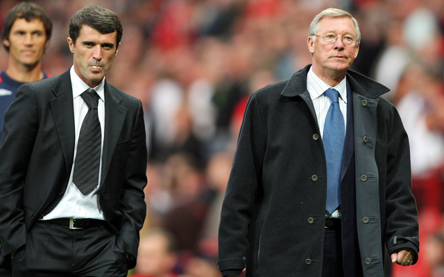 Keane és Ferguson látványosan nem szívelik egymást - Fotó: AFP