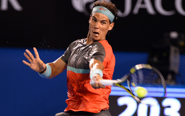 Rafael Nadal egy szettet teniszezett végig, ellenfele feladta a küzdelmet - Fotó: AFP