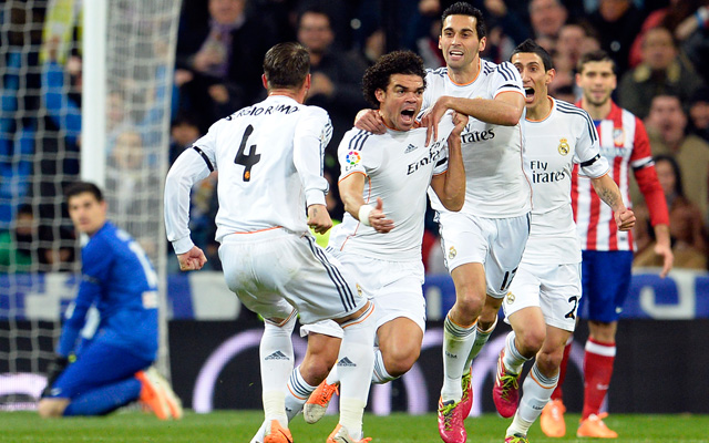 Pepe góljával került előnybe a Real Madrid - fotó: AFP