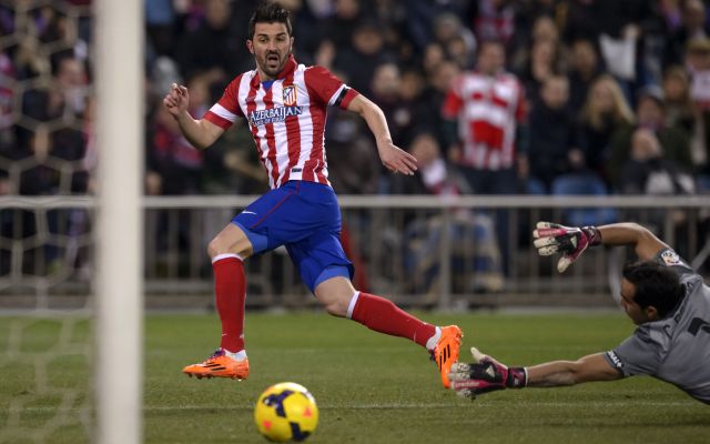 David Villa góllal járult hozzá az Atlético sikeréhez - fotó: AFP