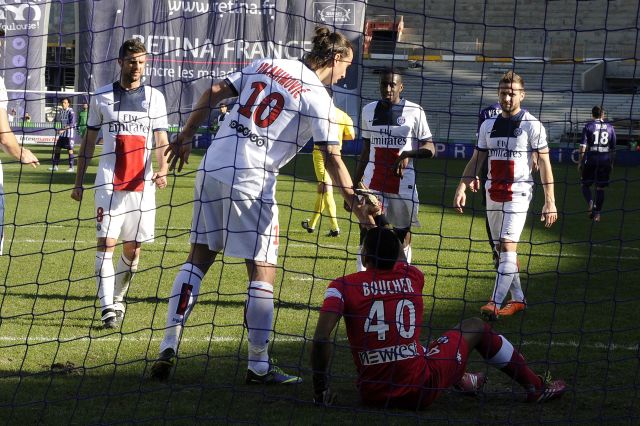 Ibrahimovic mesterhármast lőtt Toulouse-ban - fotó: AFP