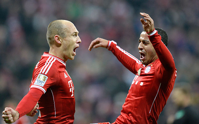 Robben három góllal terhelte a Schalke hálóját - fotó: AFP