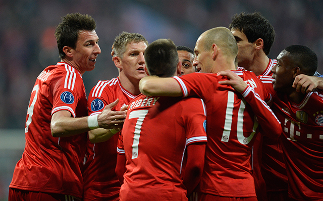 A Bayern magabiztosan hozta le a visszavágót és egy percig sem forgott veszélyben a továbbjutása - Fotó: AFP