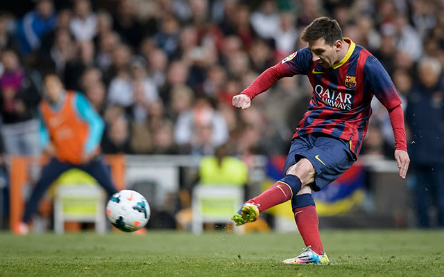 Messi egy héten belül három büntetőt bevágott - fotó: AFP
