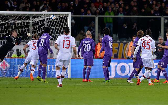 Balotelli szerezte a Milan második gólját - fotó: AFP