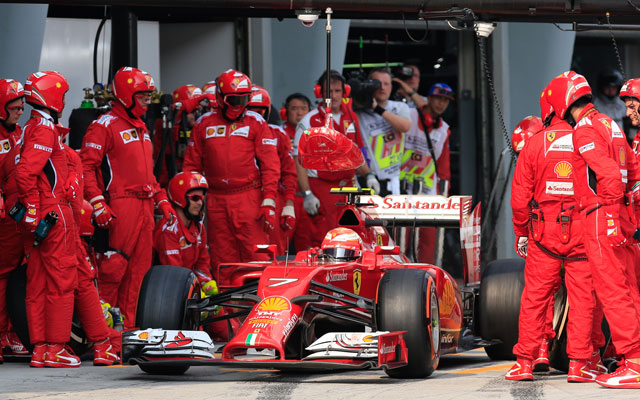 Korán elúszott Räikkönen versenye - Fotó: AFP