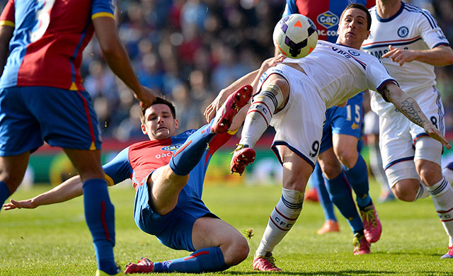 Fernando Torres nem bírt a Crystal Palace védelmével - fotó: AFP