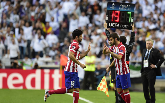 Costa korai cseréje sokba került - Fotó: AFP