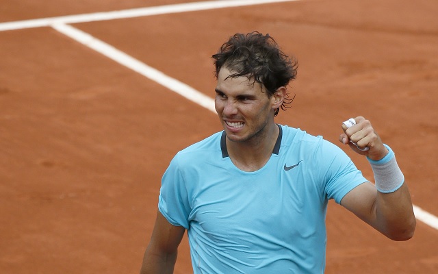 Nadal magabiztosan vette a második akadályt is. - Fotó: AFP