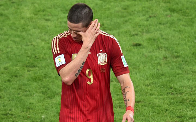 Torres már nem tud segíteni a válogatotton - Fotó: AFP